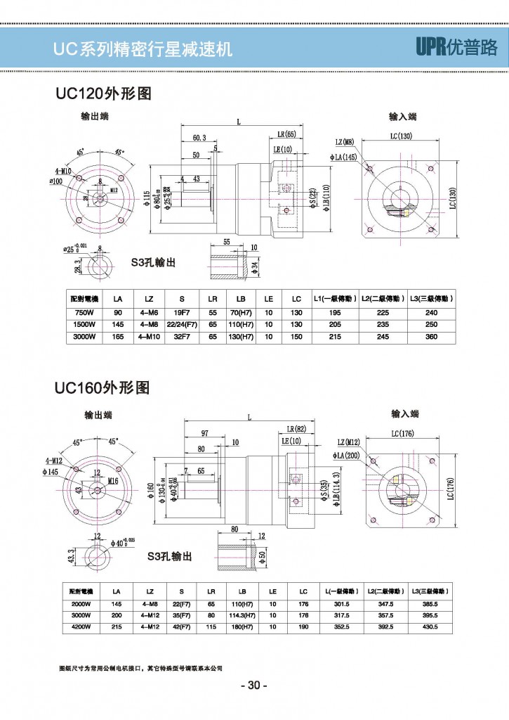 UC-6精密行星减速机