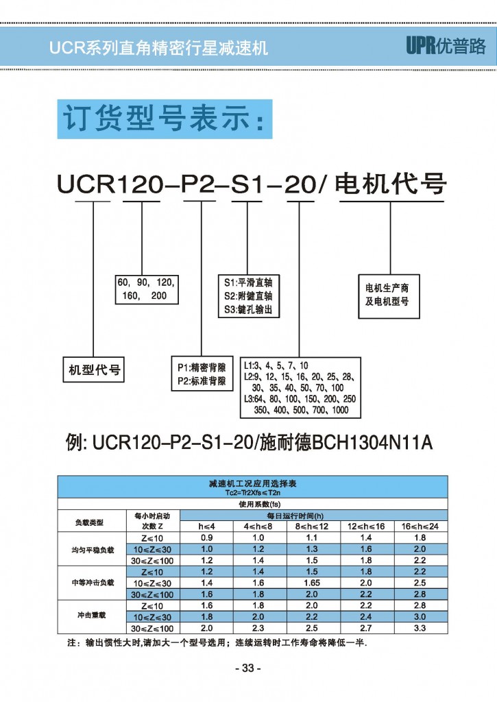 UCR-2精密行星减速机