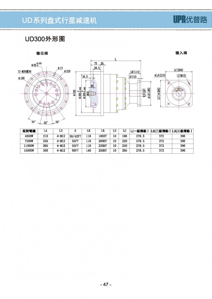 UD-8精密行星减速机