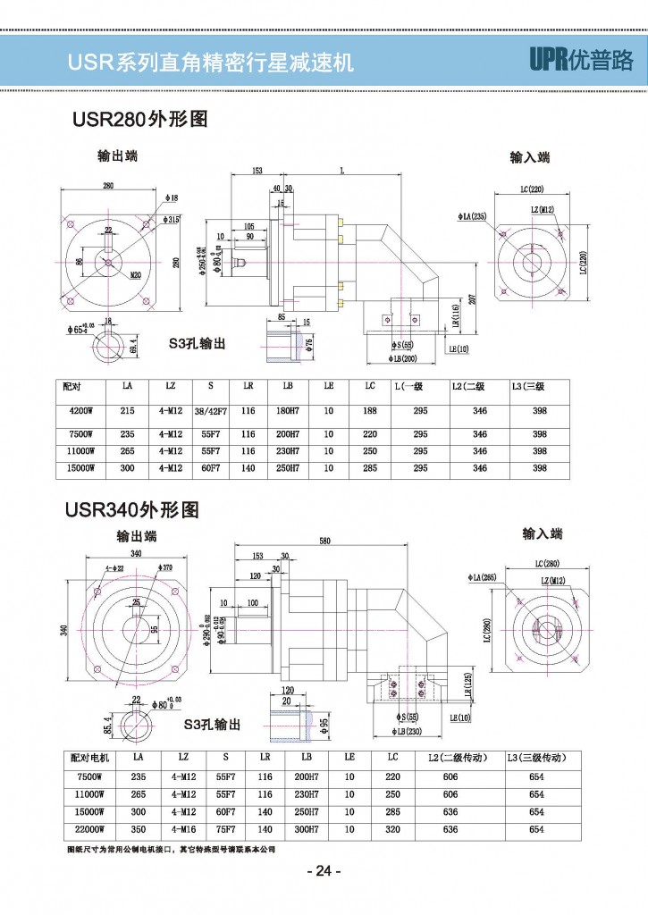 USR-9精密行星减速机